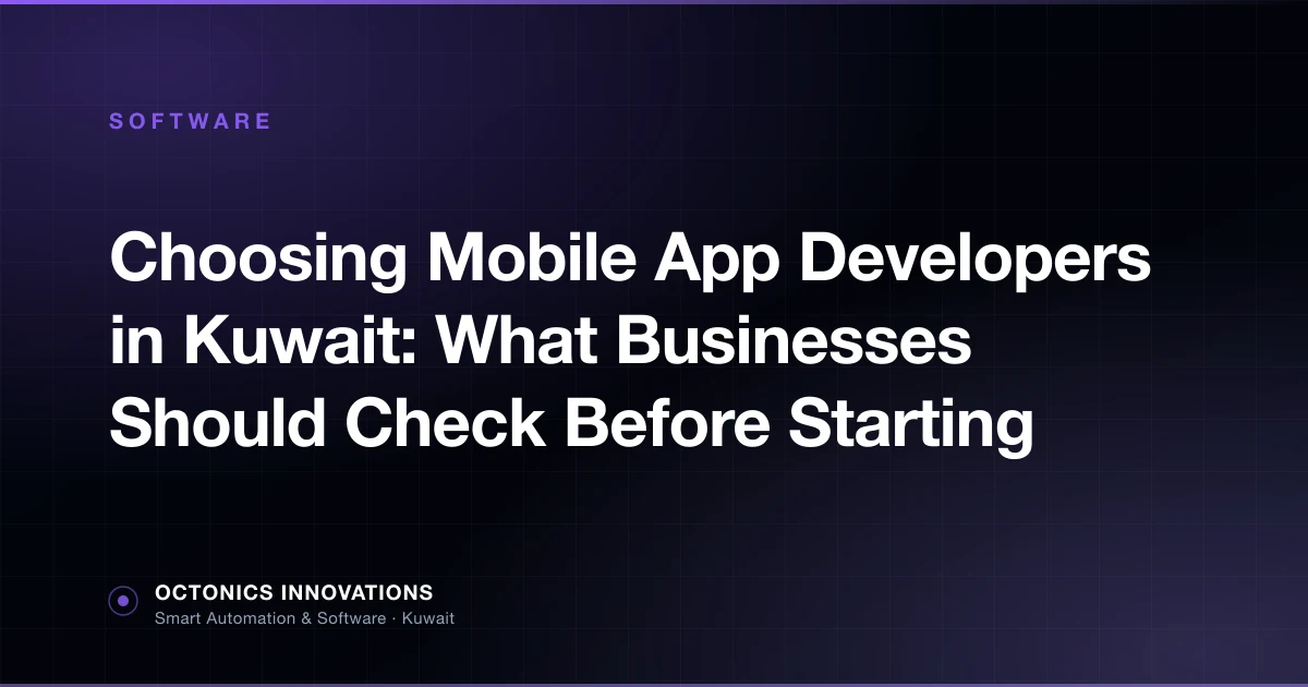 Mobile app development process showing UI design, backend architecture, and testing phases