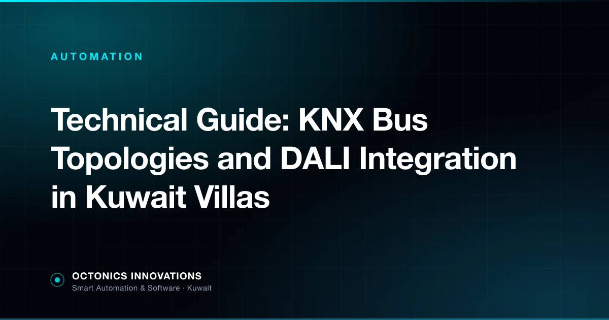 KNX Bus Topology diagram
